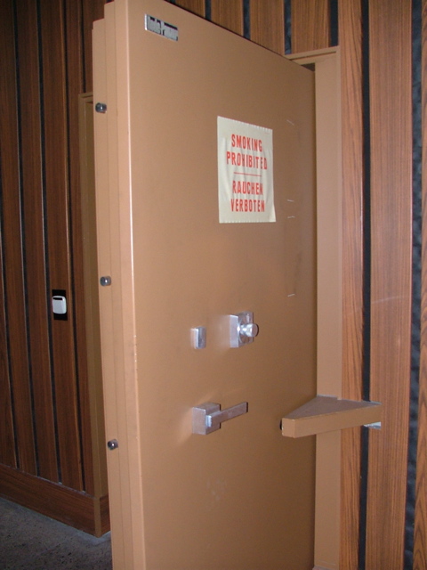 Second safe room door